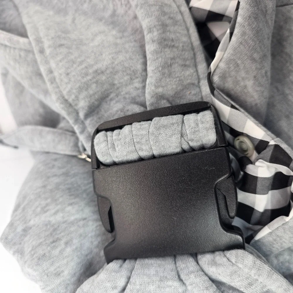 Tomkas Small Dog Carrier Sling Grey Adjustable Strap Hands Free Pet Bag